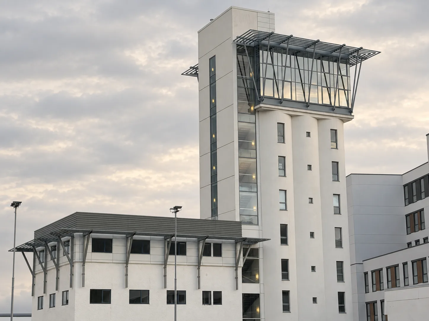 The tower in Molde where AiAx has its office